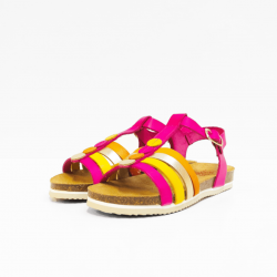 Abril sandalen dark pink 