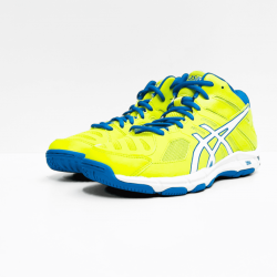 Asics sneaker green fluo bluo white 