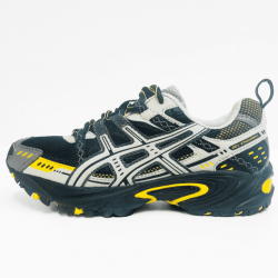 asics sneaker black silver yellow   asics sneaker black silver yellow