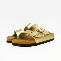 Birkenstock slippers arizona  gold 