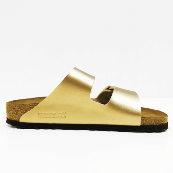 Birkenstock slippers arizona  gold 