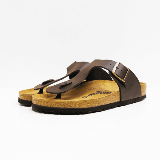 Birkenstock slippers ramses  dark brown 
