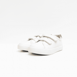 Clarks sneaker white brown 