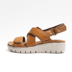 Unstructured by Clarks lichtbruin leer