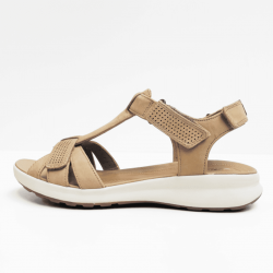 Unstructured by Clarks zandkleurige sandalen