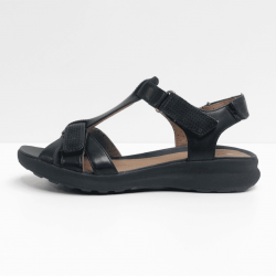 Unstructured by Clarks zwart leder