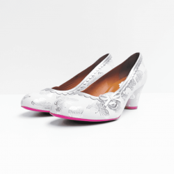 Cristofoli Pumps butterfly pink zilver 