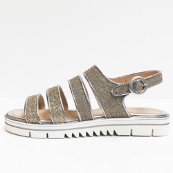 Florens sandalen glitter platina gold 