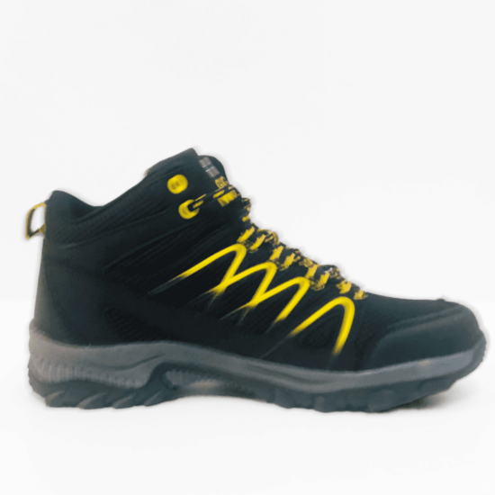GEO NORWAY  hiker sneaker black yellow 