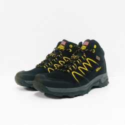 GEO NORWAY  hiker sneaker black yellow 