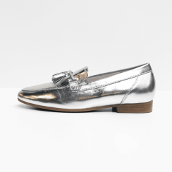 Gabor Loafers zilverkleurig Gabor Loafers zilverkleurig