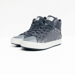 Geox veterschoen  dark grey hearts  Geox veterschoen  dark grey hearts