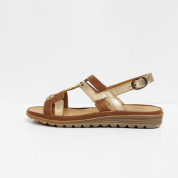 Hush Puppies sandalen cognac