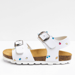 LIMON sandalen white fruit 