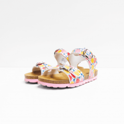LIMON sandalen white pink  ping pong 
