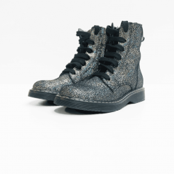 Luca boots black  silver glitter 