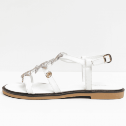Miss Blumarine sandalen white 