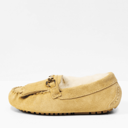 Nathan baume pantoffels beige