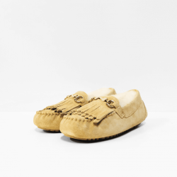 Nathan baume pantoffels beige