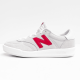 new balance  sneaker white red 