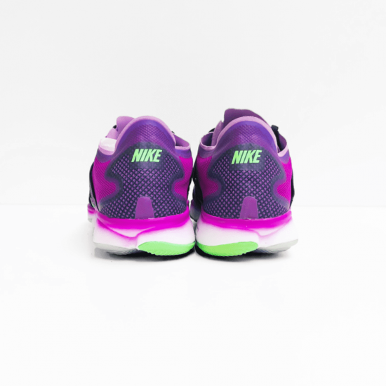 nike air zoom fit  sneaker purple green 
