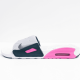 Nike slide slipper white rose grey 