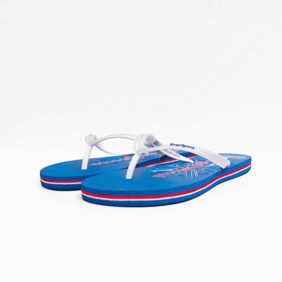 Pepe Jeans slippers silver blue 