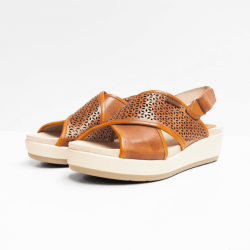 Pikolinos Cognac bruin sandalen