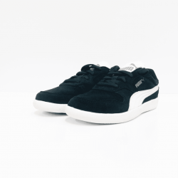 puma icra veterschoen black white 
