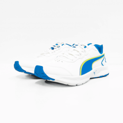 Puma  sneaker white electric  blue lemonade 