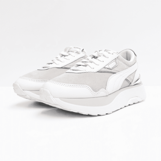 puma sneakers grey white 