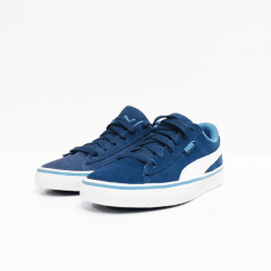 Puma veterschoen peacoat white 