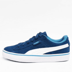 Puma veterschoen peacoat white 