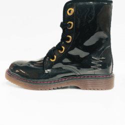 RED RAG  boots  black shine 