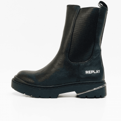 Replay pop boots black 