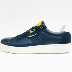 Replay sneaker navy white ocra Replay sneaker navy white ocra