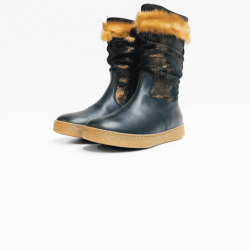 STONES AND BONES  boots black bronze 