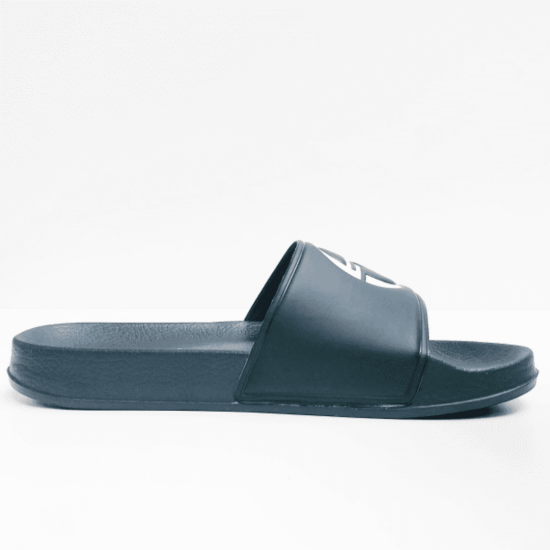 sergio tacchini slippers black white 
