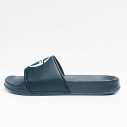 sergio tacchini slippers black white 