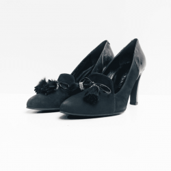 Sergio Turri pumps suède nieuw antraciet