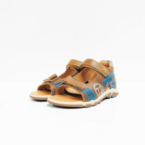 Shoeb 76 sandalen  brown blue 