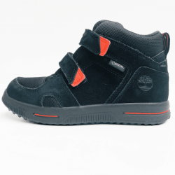 Timberland  sneaker  mid black salmon 