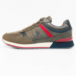 US POLO  sneaker dark brown 