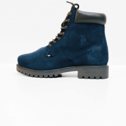 US POLO boots coral blue 