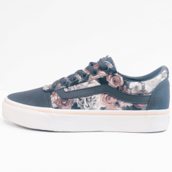 Vans veterschoen satin  floral rose cloud
