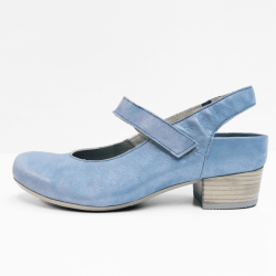 Verhulst pumps  blauw glans 