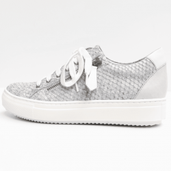 Verhulst veterschoen zilver 