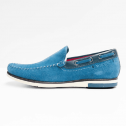 wrangler mocassins light blue 
