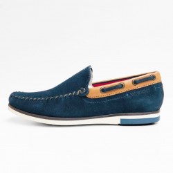 wrangler mocassins navy blue 