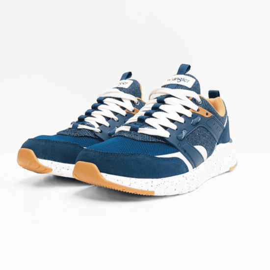 wrangler sneaker iconic tech  blue 